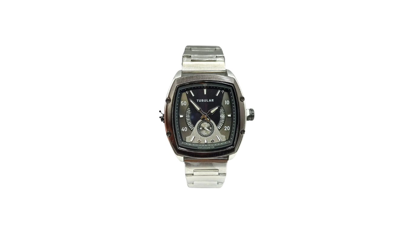 Untitled design (10) Men’s Luxury Gold Stainless Steel Watch – Black Dial Quartz Wrist Watch - Image 1