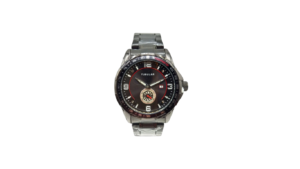 Men’s Luxury Gold Stainless Steel Watch – Black Dial Quartz Wrist Watch