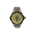 Men’s Luxury Gold Stainless Steel Watch – Black Dial Quartz Wrist Watch