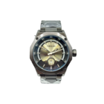 Men’s Luxury Gold Stainless Steel Watch – Black Dial Quartz Wrist Watch