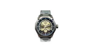 Men’s Luxury Gold Stainless Steel Watch – Black Dial Quartz Wrist Watch