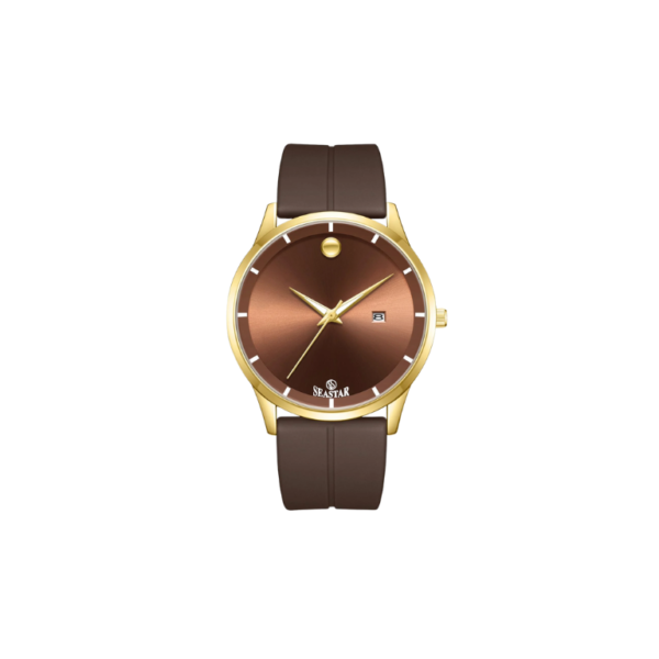 SEASTAR SS-2460M Men’s Watch Silicone Straps