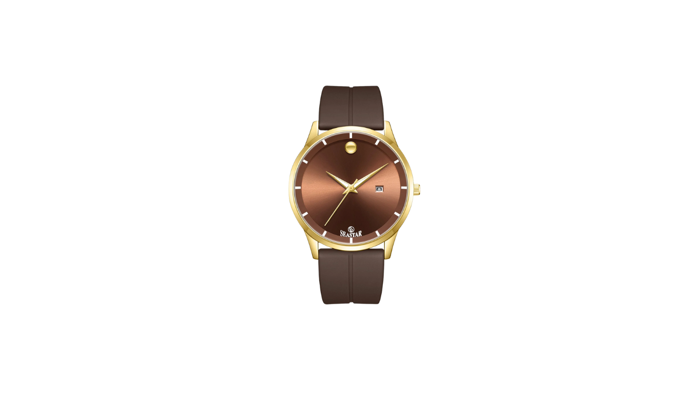 CmRhpy SEASTAR SS-2460M Men’s Watch Silicone Straps - Image 1